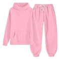 thumbnail image 4 of WhouRiu Girls Casual Outfits Cozy Pullover Hoodies And Sweatpants Sets Kids Autumn Clothes, 4 of 4