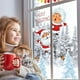 thumbnail image 4 of Moyic 6 hojas de pegatinas navideñas de copos de nieve, pegatinas navideñas para ventanas, calcomanías de vidrio, decoraciones para fiestas en el Kits de decoración para fiestas Moyic HA001913-00, 4 of 6