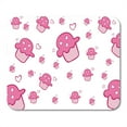 thumbnail image 1 of NUDECOR Cake Abstract Draw Color Pink Cupcakes Birthday Girl Party Mousepad Mouse Pad Mouse Mat 9x10 inch, 1 of 1