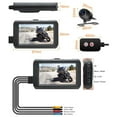 thumbnail image 5 of Motorcycle DVR Dash Cam 1080P Full HD Front Rear View Waterproof Motorcycle Driving Recorder Camera Logger Recorder Box ,Effortless Control, 5 of 6