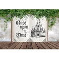 thumbnail image 5 of Fairy Tale Books Backdrop Once Upon A Time Photography Background Green Leaves Wall Castle Magic Book Wedding Birthday Party Decorations Banner Supplies Photo Booth Props, 5 of 5