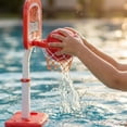 thumbnail image 3 of Pool Basketball Hoop Toy, Floating Water Shooting Game Set, Inflatable Slam Dunk Playset for Swimming Pool Outdoor Water Park Fun, 3 of 5