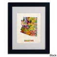 thumbnail image 2 of Trademark Fine Art "Arizona Map" Matted Framed Art by Michael Tompsett, Wood Frame, 2 of 5