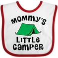 thumbnail image 3 of Inktastic Camping Mommy Little Camper Boys or Girls Baby Bib, 3 of 4