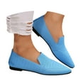 thumbnail image 3 of uvwlwu Casual Shoes for Women On Shoes Breathable Mesh Pointed Toe Flat Comfortable Loafers For Daily Walking Lightweight Soft Sole, 3 of 9