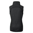 thumbnail image 3 of Women's Cutter & Buck  Heather Charcoal Albuquerque Isotopes Mainsail Sweater Knit Asymmetrical Full-Zip Vest, 3 of 3