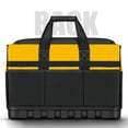 thumbnail image 6 of Heavy Duty Tool Bag with Wide Mouth and Waterproof Base Adjustable Shoulder Strap for Carrying Tools on Construction Sites and Work Trips, 6 of 7