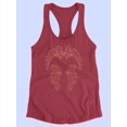 thumbnail image 3 of Art Nouveau Wings Racerback Tank Women -Image by Shutterstock, Female Small, 3 of 4