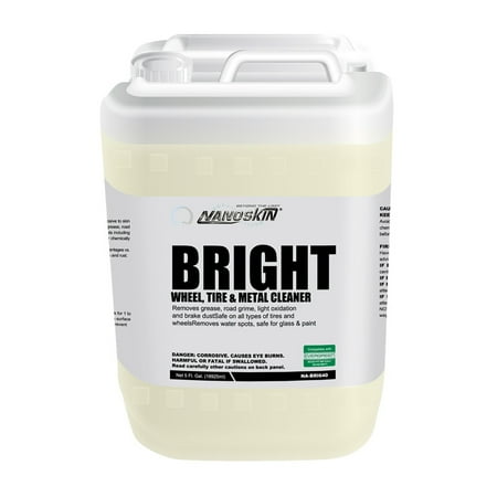 Nanoskin BRIGHT Wheel/Tire and Metal Clea ner - 5 Gallon