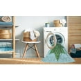 thumbnail image 2 of Ahgly Company Machine Washable Indoor Rectangle Transitional Light Aquamarine Green Area Rugs, 2' x 3', 2 of 7