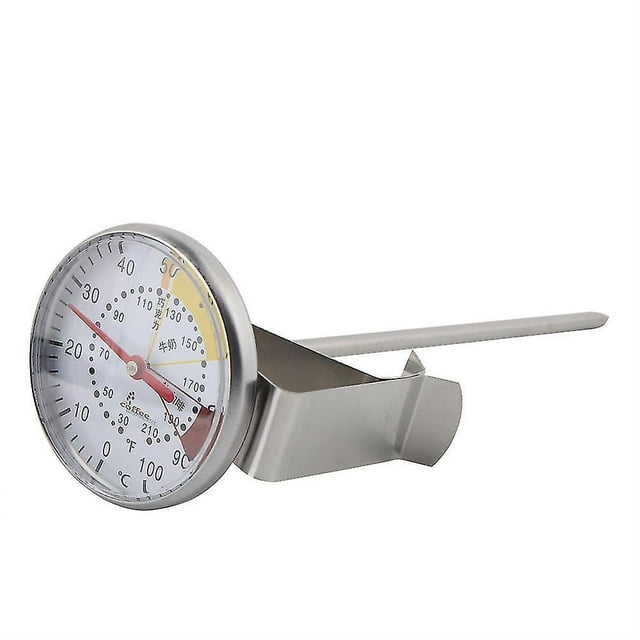 Thermomètre instantané à sonde en acier inoxydable pour la cuisine, thermomètre à aiguille pour aliments, viande, lait, café