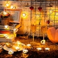 thumbnail image 7 of 1pc 1.5M 10LED White Wooden Heart LED Decorative String Lights Battery Box Power Supply Love Decorative String Lights For Valentine's Day Mother's Day Wedding Proposal Atmosphere Decoration, 7 of 7