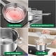 thumbnail image 5 of Bateria de Cocina de 14 Piezas, Juego de Sartenes Y Ollas de Acero Inoxidable para Todo Tipo de Estufas Y Horno, Batería de Cocina Con Utensilios de Cocina Y Tapas, Lavaplatos (Sin PFOS Y PFOA), 5 of 9