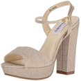 thumbnail image 2 of Dyeables, Inc Sandale à Plateforme pour Femmes, Champagne, 5 m US, 2 of 3
