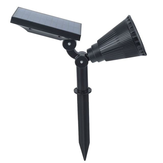 Sparkn De Césped Solar Con Mecha LED De Alto Brillo, 7 Color De Color, Cálido, Impermeable IP65 Para Jardín, Patio, Entradas, Caminos, Aceras, Césped, 2 Formas De