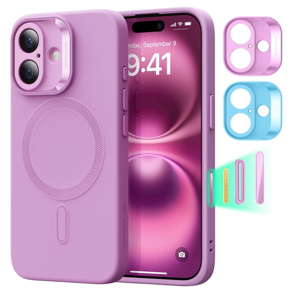 Funda ESR para iPhone 16 con MagSafe, a prueba de golpes, rosa
