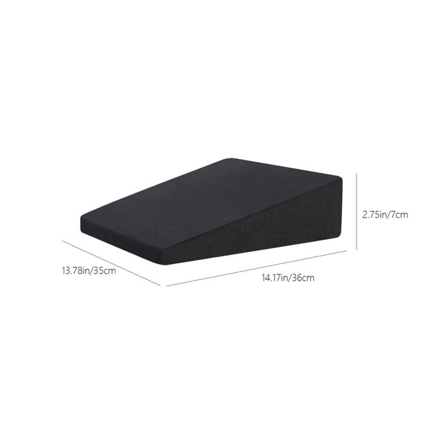 Herunwer Car Back Seat Leveling Pad, Adjustable Height Wedge Cushion for Improved Comfort and Flat Sleeping Surface
