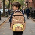 thumbnail image 5 of Jeiento Study Duck Camo Elementary Backpack Girls 6-8 School Large Capacity Bookbags Casual Rucksack with Multi Compartments 17 Inch School Backpacks, 5 of 7