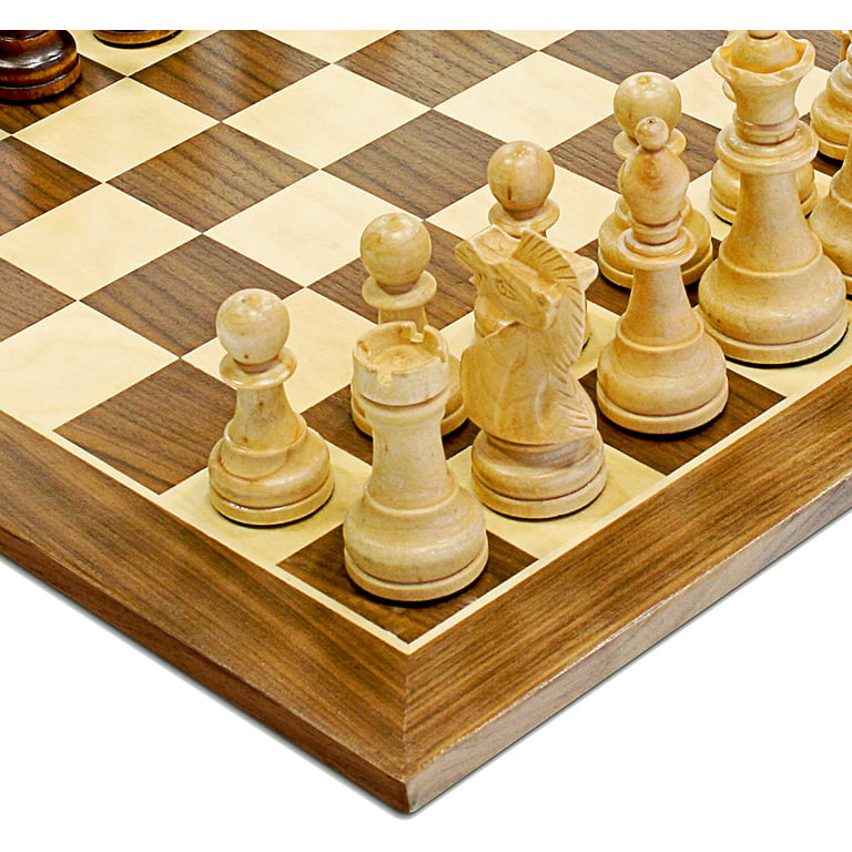 15 Walnut Custom Unique Storage Wooden Chess Set, Chess Board With Chess  Pieces