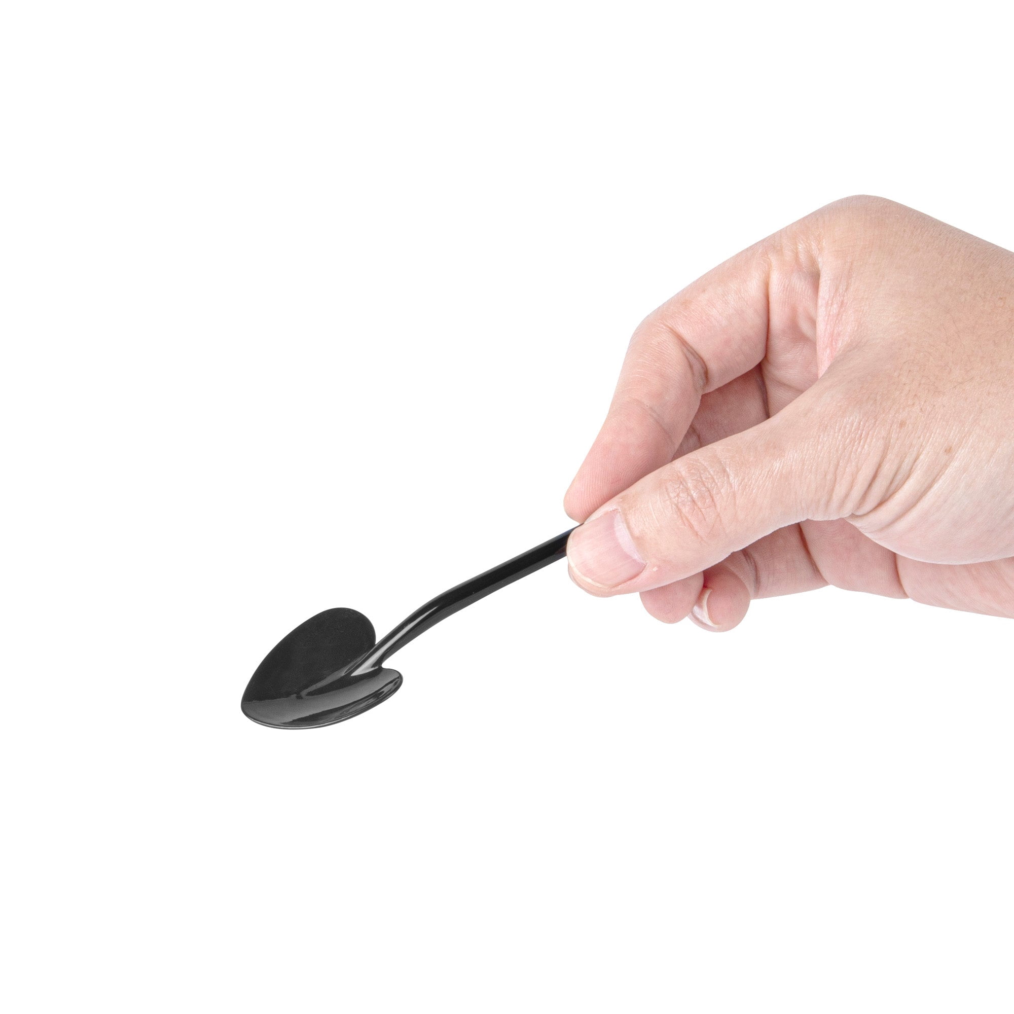 Black Plastic Love Shovel Spoon - 3 1/2" x 1 1/4" - 500 count box