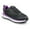 Black/Purple, variant on SR Max Dillon, Women's, Black/Purple, Athletic Style, MaxTRAX Slip Resistant, Steel Toe Work Shoe (9.0 M)