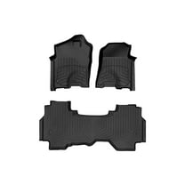 WeatherTech FloorLiner HP Custom Fit Floor Mats compatible with Ram Truck 1500, Ram 1500 - 1st & 2nd Row, Black