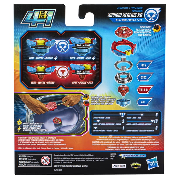 Beyblade Burst QuadStrike Top Set for Indoor Playgrounds - Walmart