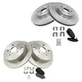 thumbnail image 2 of TRQ Front and Rear Brake Pad & Rotor Kit Brake Pads Brake Rotor Ceramic Fits Select 2015-2019 Subaru WRX, 2 of 5