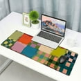 thumbnail image 6 of Heduofu  XXL Large Mouse Pad, Rubber Base Mousepad with Stitched Edges, Big Computer Mouse Mat for Office, Home (Retro Checkered) 31.5x11.8 in, 6 of 6
