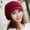 Wine Red, variant on Women s Winter Soft Solid Color Warm Knitted Baggy Beret Narrow brim Beanie Hat Classic Slouch Ski Cap