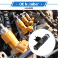 thumbnail image 2 of Inyector de combustible Unique Bargains 1 Pcs No.04854181 para Jeep Wrangler 4.0L 1999-2004, 2 of 7