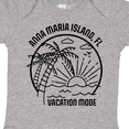 thumbnail image 4 of Inktastic Summer Vacation Mode Anna Maria Island Florida Boys or Girls Baby Bodysuit, 4 of 5