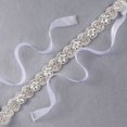 thumbnail image 4 of Cinturones de novia con diamantes de imitación, cinturón de dama de honor de vidrio, accesorios para vestidos de noche, 4 of 5