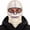 #23-Beige, variant on Polar Bear Print Plush Balaclava White Winter Warm Full Face Mask Ski Snow Riding Cycling Hood