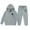 Grey, variant on WOYY Toddler Girls Casual Sweatsuit Palm Print Long Sleeve Hoodie Pants Set, Sizes 2-3T