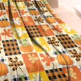 thumbnail image 3 of Fall Pumpkins Leaves Pattern Blanket,Comfortable Soft Lamb Wool Throw Blanket,All Season,Warm Lightweight Blankets for Sofa Bed Couch Living Room Chair,40"x50", 3 of 4