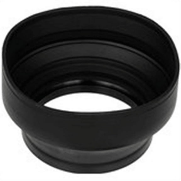 fotodiox lens hood, 77mm 3-section rubber lens hood