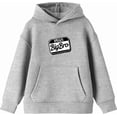 thumbnail image 4 of Big Bro Name Tag Boy's Heather Gray Long Sleeve Hoodie-Large, 4 of 6