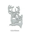thumbnail image 2 of Animal Deer Metal Die Cuts,Merry Christmas Couple Deer Elk Card Cutting Dies Cut Stencils DIY Scrapbooking Photo Album Decorative Embossing Paper Card Making, 2 of 6