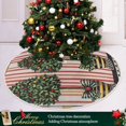 thumbnail image 3 of Yayeee Christmas Tree Skirt 47 inches for Xmas Tree Holiday Party Decoration, Stripes Trees, 3 of 6
