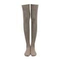 thumbnail image 5 of Dyfzdhu Women Thickened Thermal Knee Socks Thick Socks Thigh High Tube Fuzzy Stockings, 5 of 5