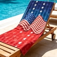 thumbnail image 7 of Patriotic Beach Towel 250th Anniversary 4th of July Independence Day Fireworks Stars Soft Towels for Travel Swimming Bath A, 7 of 7