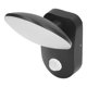 thumbnail image 3 of Luz LED de pared para exteriores, 12W, 3000K, luz cálida, Sensor de movimiento humano, lámpara de pared para jardín, balcón, porche, pasillo, 85-265V, 3 of 5