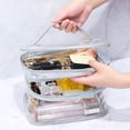 thumbnail image 3 of Bolsa de cosméticos, bolsa de cosméticos para mujer, bolsa de aseo impermeable transparente, bolsa de cosméticos transparente, confiable y duradera Jadeshay A, 3 of 6