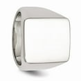 thumbnail image 5 of Stainless Steel Polished Rectangular Ring Size: 11; for Adults and Teens; for Women and Men, 5 of 7