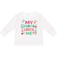 thumbnail image 3 of Inktastic My Babcia Loves Me Gift Apparel Girls Long Sleeve Toddler T-Shirt, 3 of 5