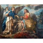 Catholic print picture - THE SACRIFICE SH - 8" x 10" ready to be framed