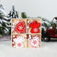 thumbnail image 2 of aoksee Christmas Decorations 12PC Set Of Christmas Ornaments Painted Wooden Angel Elk Christmas Tree Decoration Pendant DIY Ornaments Gift on Clearance, 2 of 3