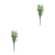 thumbnail image 2 of Wosthever 2 pack/lote flor artificial de larga duración decoración hogar interior exterior blanco, 2 of 6