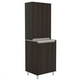 thumbnail image 1 of Inval AMBROSSIA Breakroom 4 Door Pantry in Espresso and Gray Engineered Wood, 1 of 8